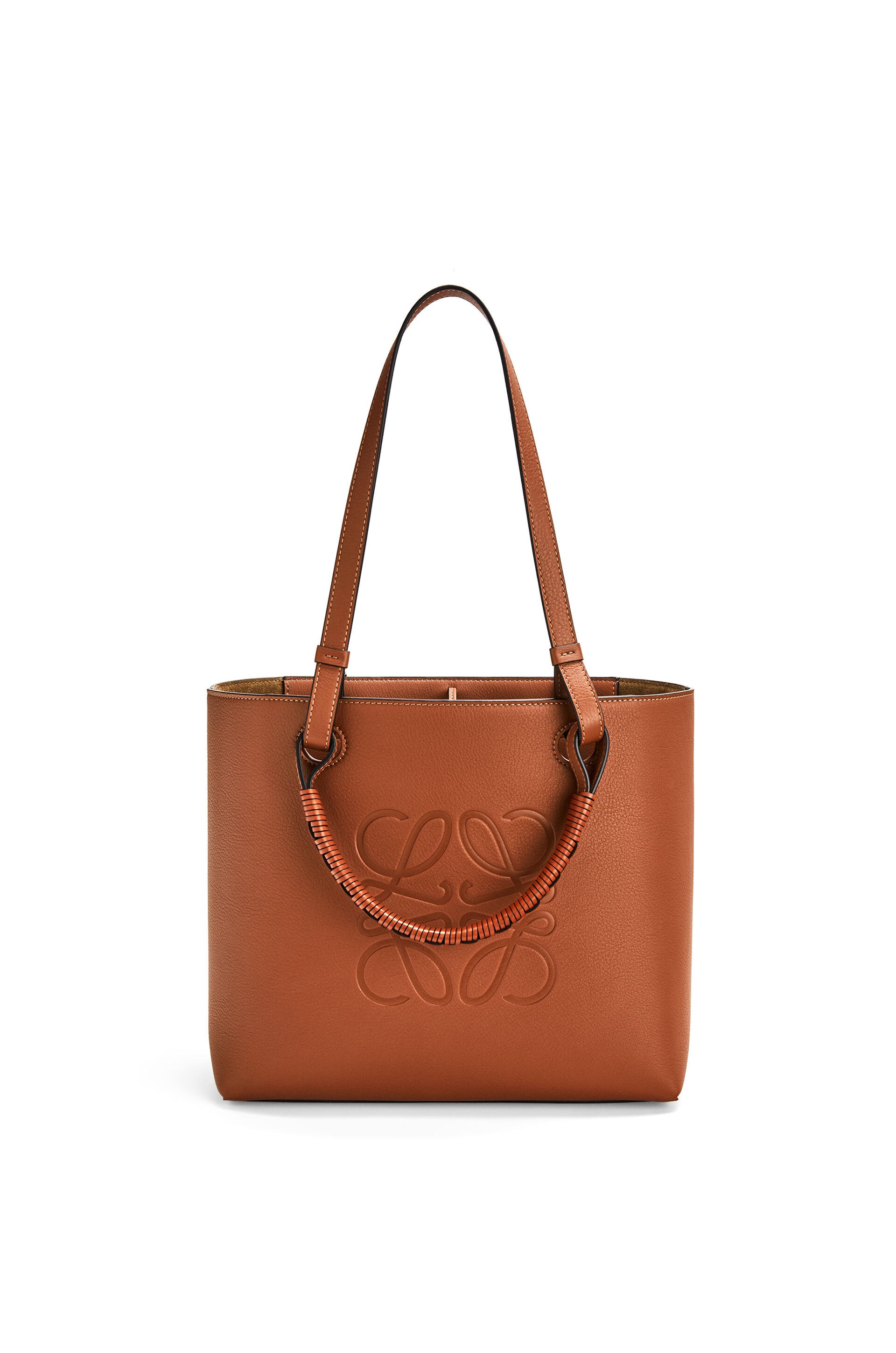 ロエベ アナグラムトート スモール (クラシックカーフ) タン | Loewe Anagram Tote Classic Calf Tan